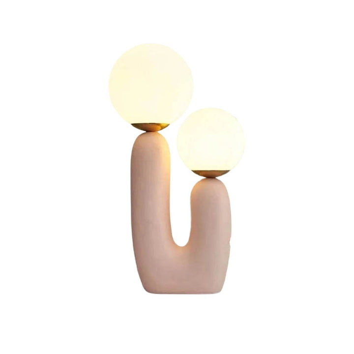 Art Deco glass table lamp with a unique cactus-inspired design, warm ambient glow, and elegant finish—perfect for stylish home décor.