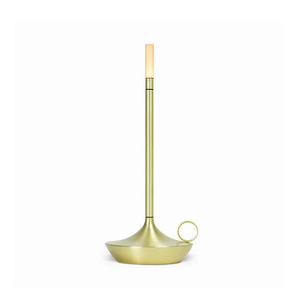ALLADIN decorative cordless table lamp with a sleek modern design, USB rechargeable LED light, perfect for ambient lighting in any space.