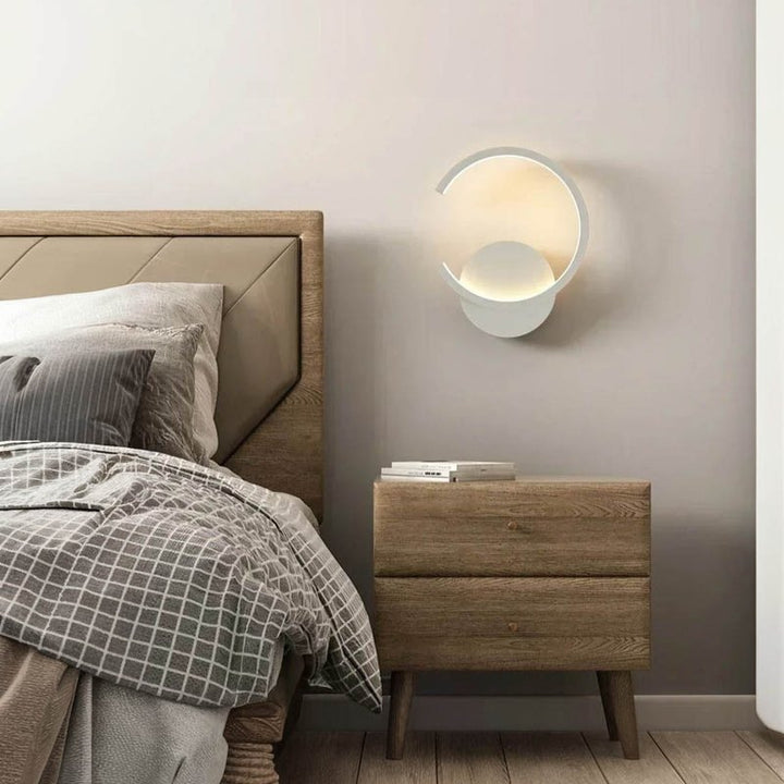 Glod Nordic LED wall light with a modern minimalist design, warm ambient glow, and sleek finish—perfect for elegant home décor in bedrooms, hallways, or living spaces. Example 2