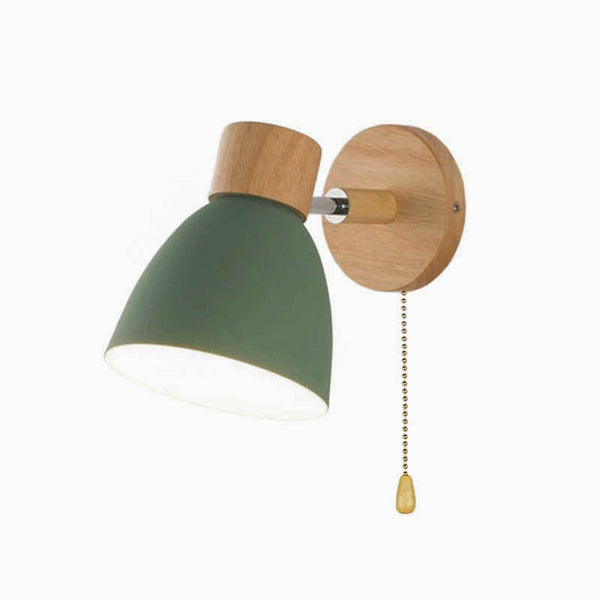 MACAROON - Wooden Nordic Wall Lamp / Adjustable Modern Light