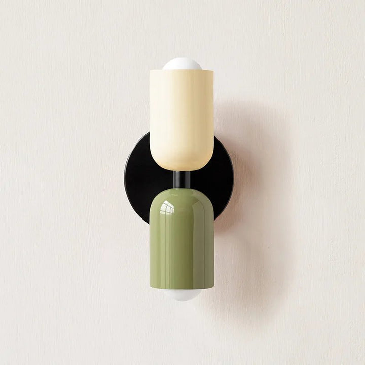 Minimalist double-head light in minimalist design, made from durable metal, ideal for modern bedrooms or living rooms. Variant18