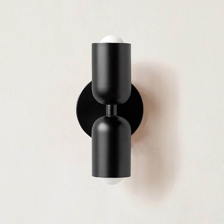 Minimalist double-head light in minimalist design, made from durable metal, ideal for modern bedrooms or living rooms. Variant20