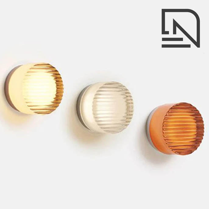 Side view of LYSEN Nordic LED Wall Sconces showcasing its Japandi-inspired design and soft illumination.