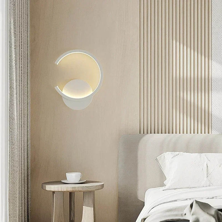 Glod Nordic LED wall light with a modern minimalist design, warm ambient glow, and sleek finish—perfect for elegant home décor in bedrooms, hallways, or living spaces. Example 3