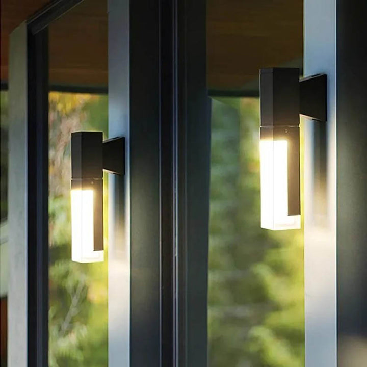 Modern Outdoor PIR Sensor Wall Light – Waterproof Aluminum Lamp for Balcony & Entrance - 8