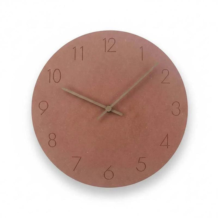 TIDLOS - Silent Wood Wall Clock, Noiseless Design for Scandi Calm Inte ...