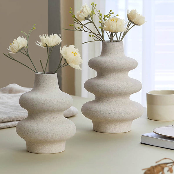 VIT – Nordic Ceramic Vase / Modern Minimalist Shelf & Table Decor