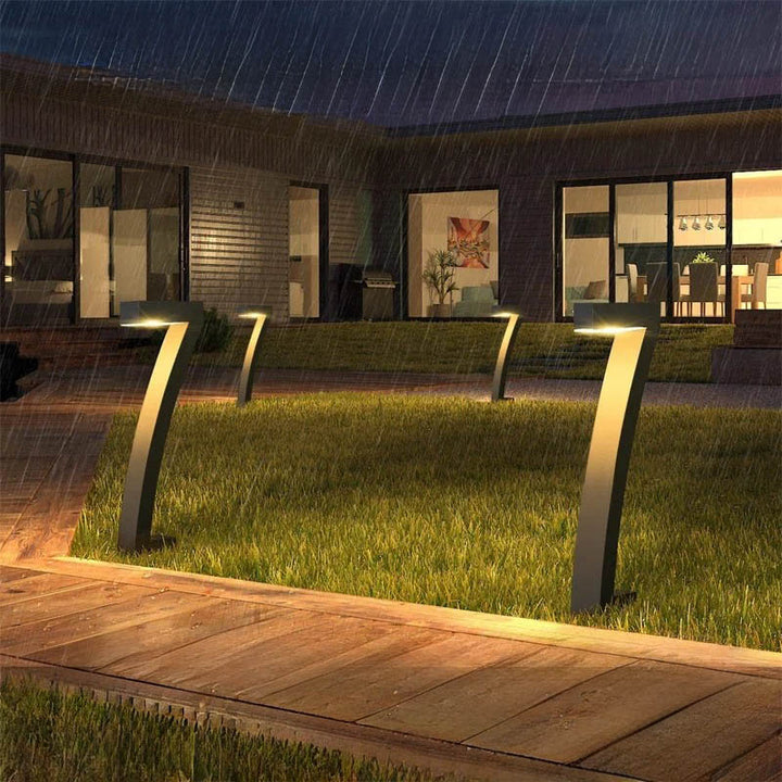 4/8 Pack Modern Solar Garden Light – Waterproof LED Outdoor Pathway Lights