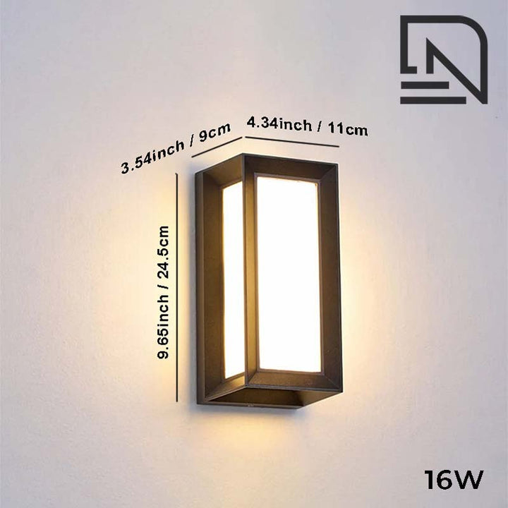 Outdoor LED 16W Motion Sensor Wall Light for Garden