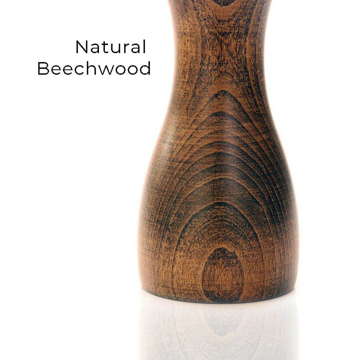 KVAERN Grinders – Closeup showcasing good quality design and beechwood material.